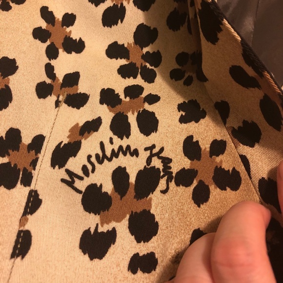 Auth New MOSCHINO Animal/Floral Printed Blazer Size 8 - Picture 7 of 9